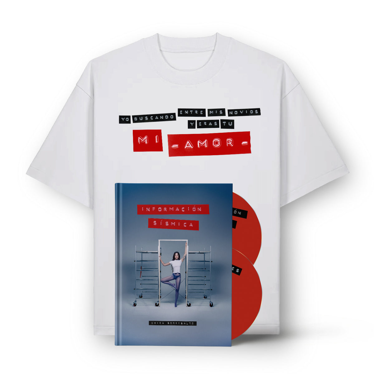 CD - Información Sísmica + Camiseta “Y eras tú mi amor”