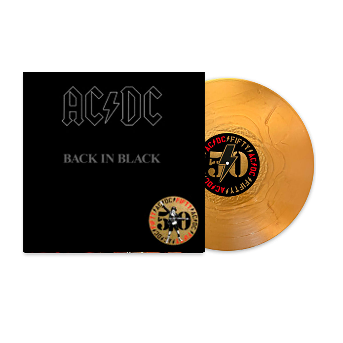 LP - Back in black (50th Anniversary) de El Dromedario Records