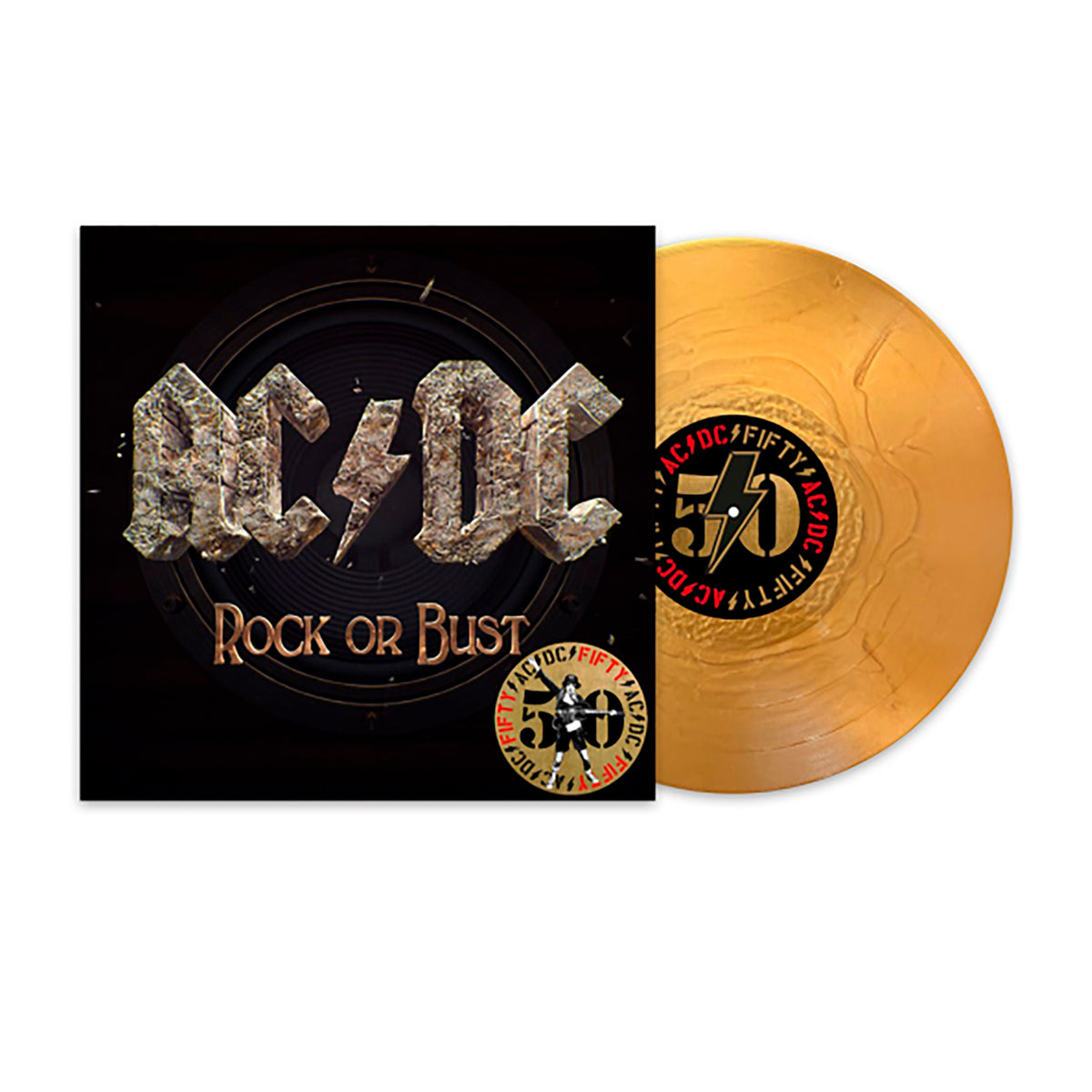 LP - Rock or bust (50th Anniversary) de El Dromedario Records