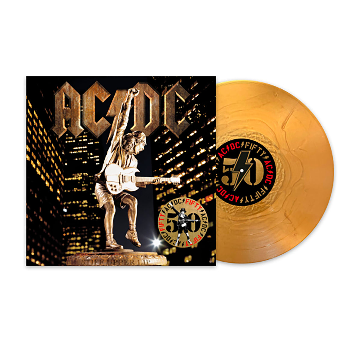 LP - Stiff upper lip (50th Anniversary) de El Dromedario Records