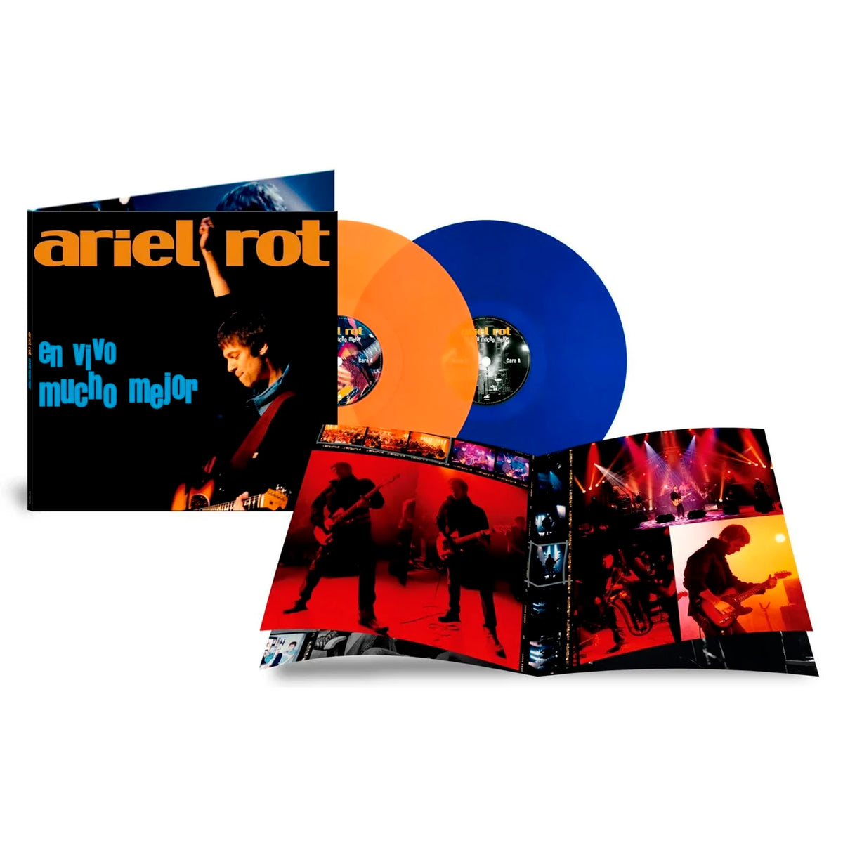 LP - En vivo mucho mejor (Edición color azul y naranja) de El Dromedario Records