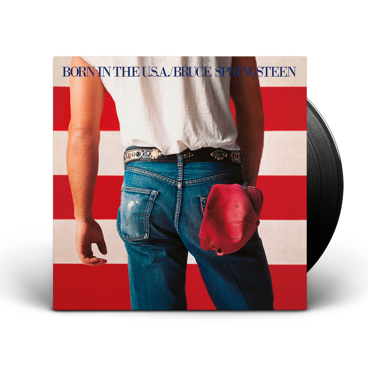 LP - Born in the U.S.A. (40th Anniversary Edition) - Red Vinyl de El Dromedario Records