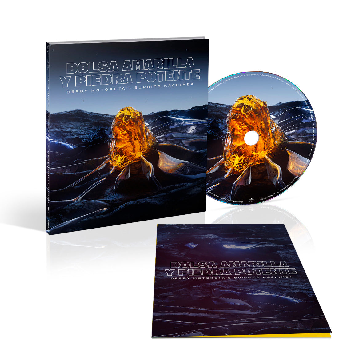 CD - Bolsa amarilla y piedra potente de El Dromedario Records