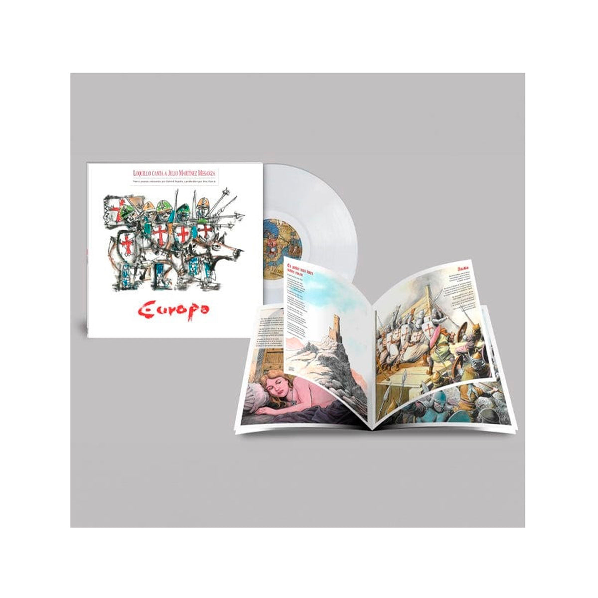 LP - Europa (Blanco) de El Dromedario Records