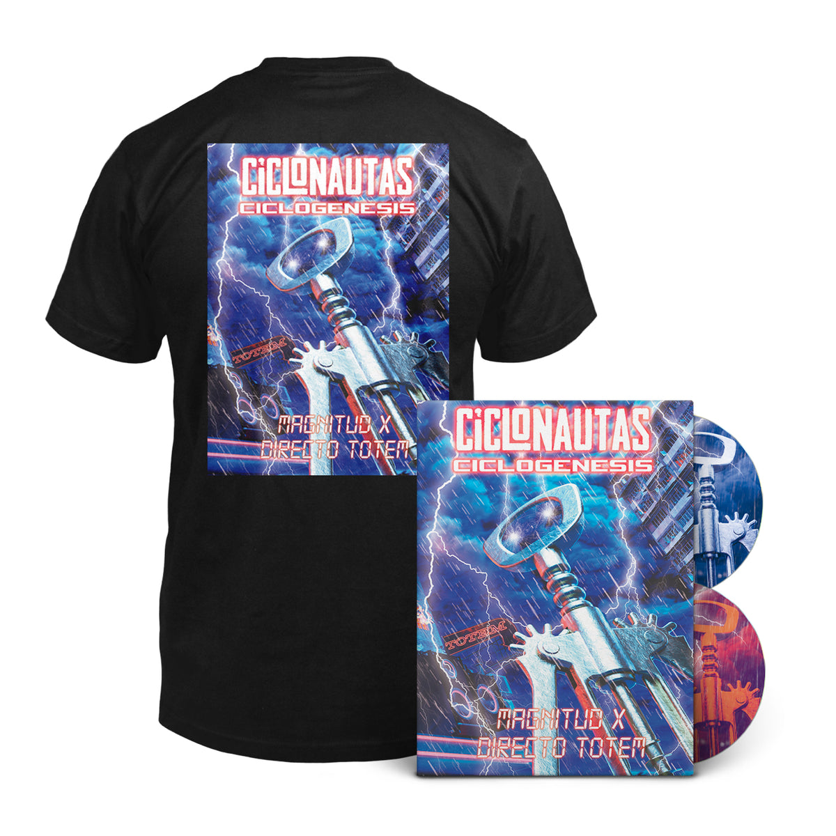 Pack CD/DVD Ciclogénesis + Camiseta Ciclogénesis