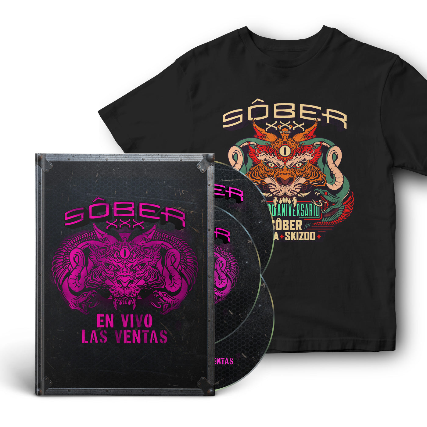 Doble CD + DVD - XXX Aniversario. En vivo Las Ventas + Camiseta Gira XXX Aniversario (Niño)