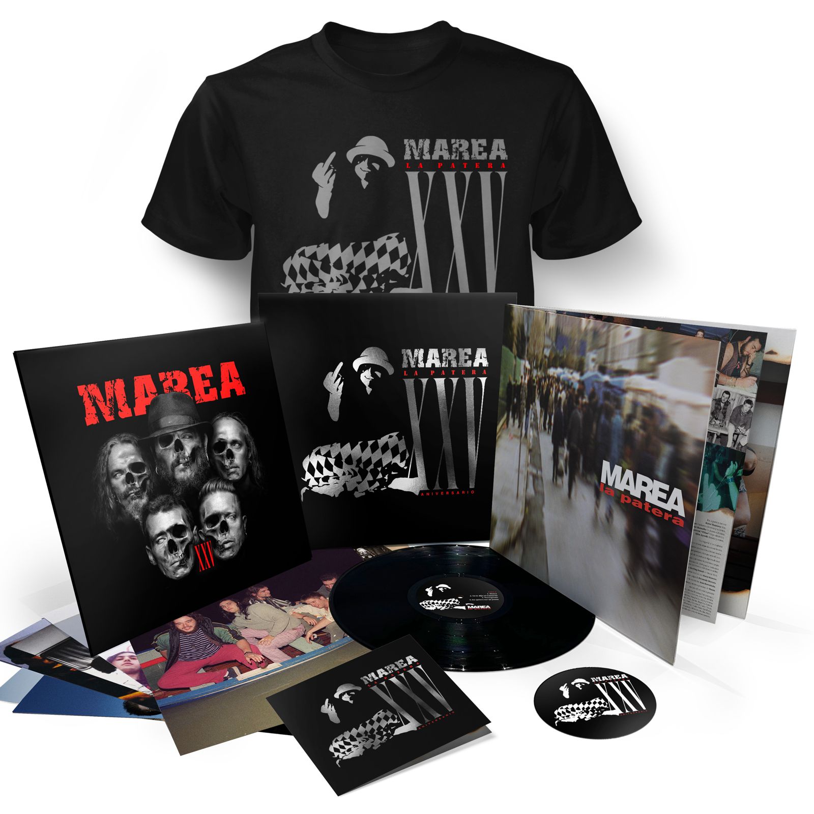 Vinilo deluxe – La Patera + Camiseta XXV aniversario