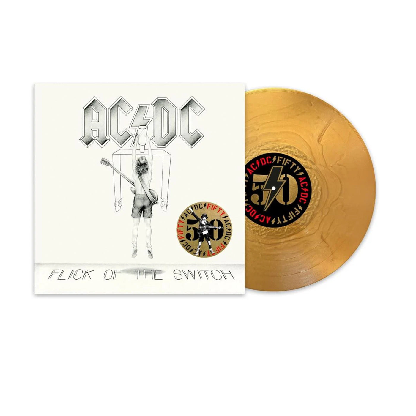 LP - Flick Of The Switch (50th Anniversary) de El Dromedario Records