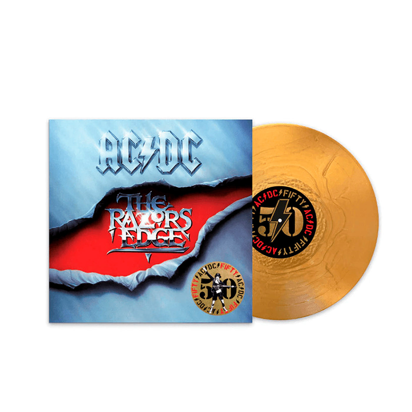 LP - The razors edge (50th Anniversary) de El Dromedario Records