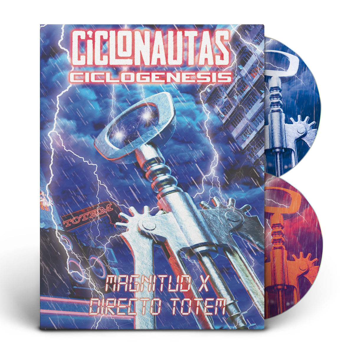 CD/DVD - Ciclogénesis. Magnitud X - Directo Totem de El Dromedario Records
