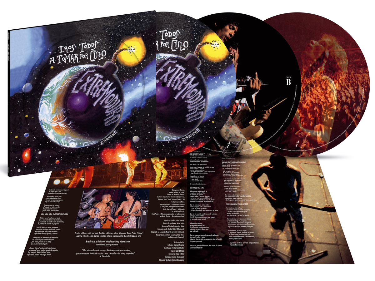 LP - Picture Disc - Iros todos a tomar por el culo de El Dromedario Records
