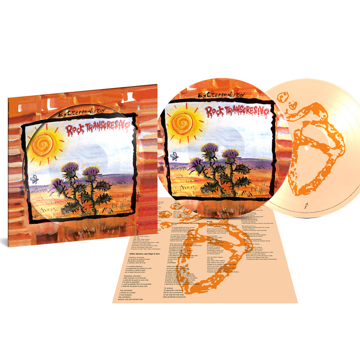LP - Picture Disc - Rock Transgresivo de El Dromedario Records