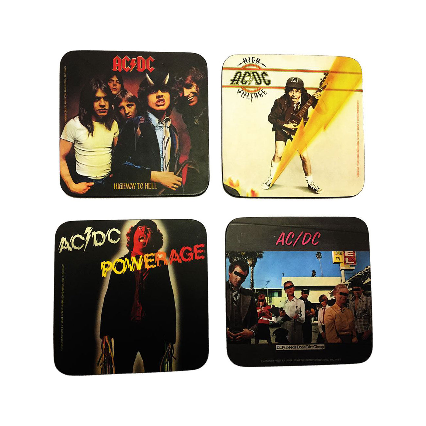 Posavasos AC/DC