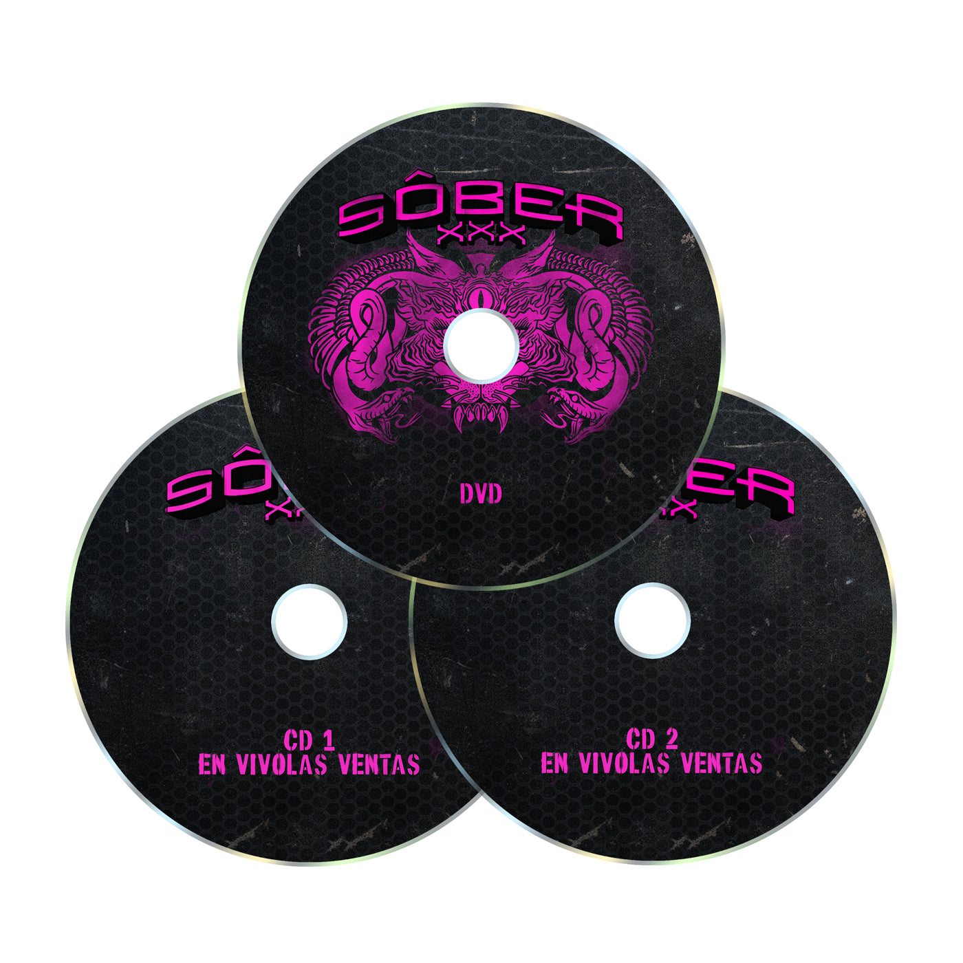 Doble CD + DVD - XXX Aniversario. En vivo Las Ventas + Sudadera Sôber de El Dromedario Records