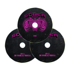 Doble CD + DVD - XXX Aniversario. En vivo Las Ventas + Sudadera Sôber de El Dromedario Records